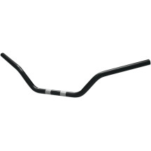1" Handlebar — 1" clamp, 31-1/4" width, 6" rise, Black gloss