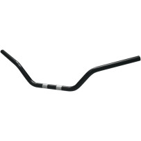 1" Handlebar — 1" clamp, 31-1/4" width, 6" rise, Black gloss