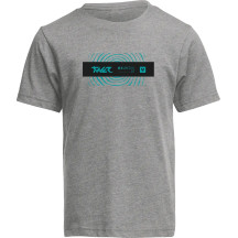 Camiseta juvenil Mind Control — XL, Gris jaspeado