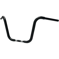 1-1/4" Fat Ape Hanger Handlebar — 1-1/4" diameter, 12" rise, Gloss Black