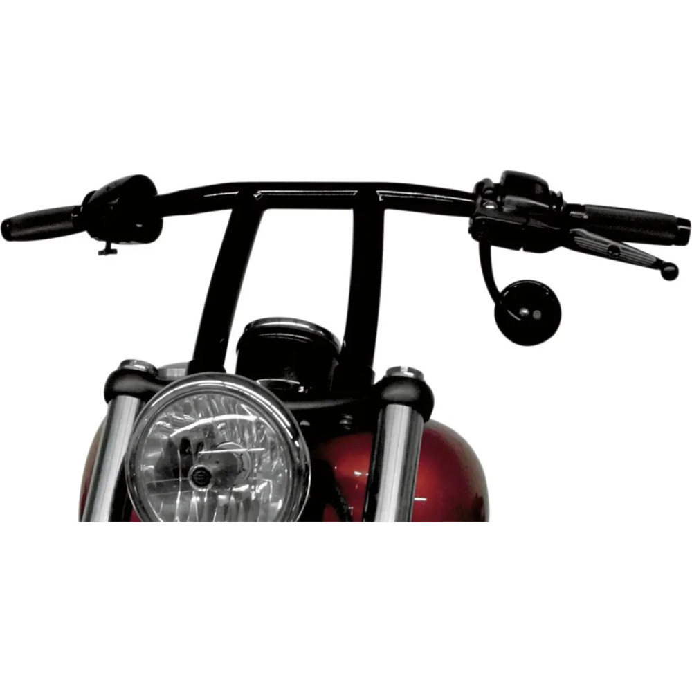 1-1/4" Blackline Club Handlebar — 32 mm (1-1/4") diameter, 28" (71 cm) width, 8-1/2" (21.5 cm) rise, Black
