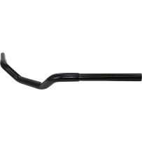 Hefty 1-1/4" Handlebar — 33" width, 3" rise, Black gloss
