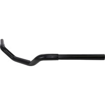 Hefty 1-1/4" Handlebar — 33" width, 3" rise, Black gloss