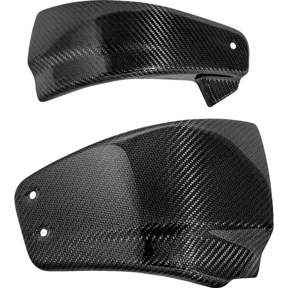 Side Cover — Pair, Carbon fiber, Gloss black, Left/Right