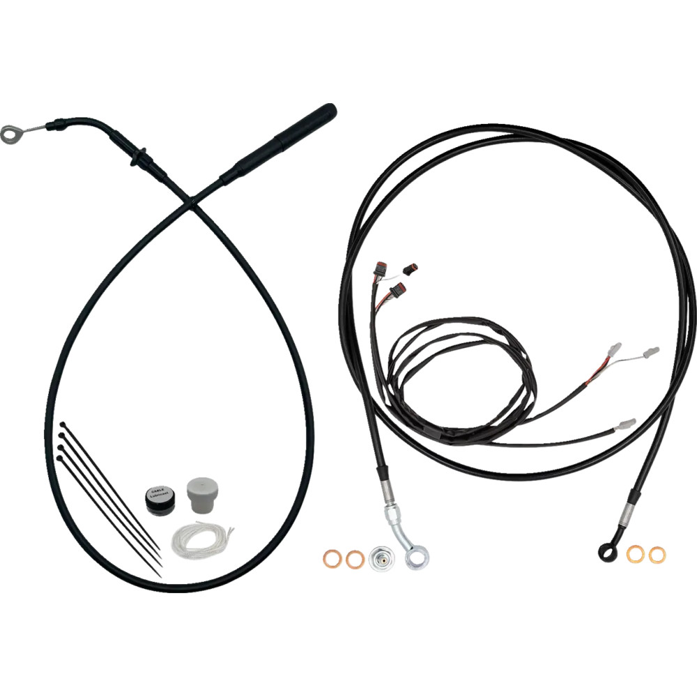 Kit de instalación EZ — 33–35.5 cm (13–14 in), Ape Hanger, Negro