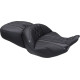 Deluxe Touring Seat — 47 cm driver width, 34.5 cm rear width, Black