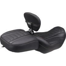 Deluxe Touring Solo Seat — 15-1/2" (39.5 cm), Black
