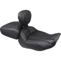 Deluxe Touring Solo Seat — 15-1/2" (39.5 cm), Black