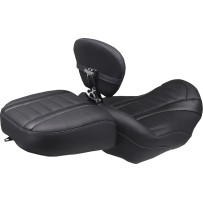 Deluxe Touring Solo Seat — 39.5 cm (15.5"), Black