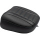Deluxe Touring Passenger Seat — Black, Carbon Fiber, Blue stitching