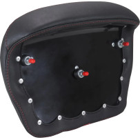 Chopped Tour-Pak® Sissy Bar Pad — Black, Red