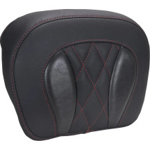 Chopped Tour-Pak® Sissy Bar Pad — Black, Red