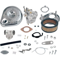 Super E Carburetor Kit with Manifold — 1-7/8" throat, 1-9/16" venturi, up to 100 cu in