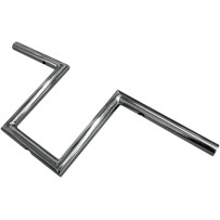 Narrow-Z Old School Handlebar — 24 in width, 8 in rise, 1 in diameter, Chrome