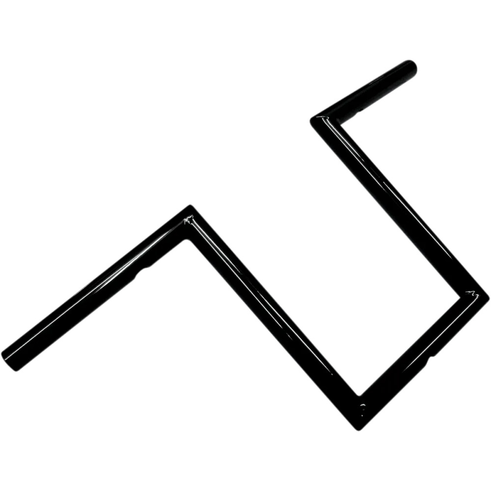 Narrow-Z Old School Handlebar — 61 cm (24"), Rise 25.5 cm (10"), Diameter 25.4 mm (1"), Black gloss