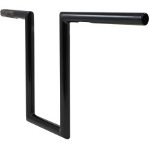Narrow-Z Old School Handlebar — 24" width, 12" rise, 1" diameter, Black