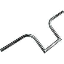Bourbon Handlebar — 71 cm width, 20.5 cm rise, 25.4 mm diameter, Chrome