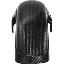 Carbon Fiber Front Fender — 21" wheel, 10 cm width, 15.2 cm height, Black gloss