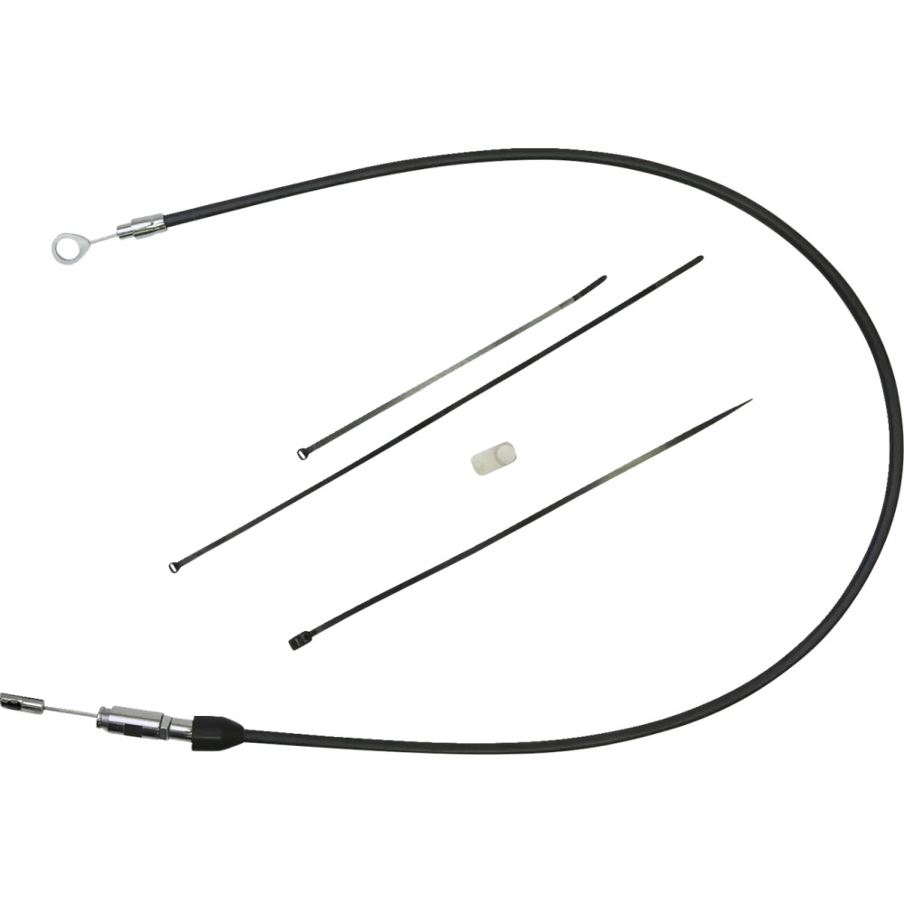 Cable de embrague de conexión rápida — 142 cm (56") de longitud, 59 mm (2-5/16") de recorrido, Negro