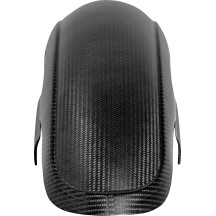 Guardabarros de fibra de carbono — 6" de ancho, para rueda de 23", 5" de alto, negro mate