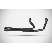 ZARD Full Kit Exhaust System 2:1 H-D Softails — black