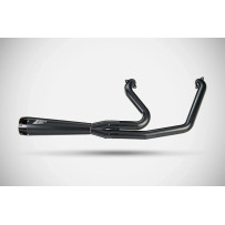ZARD Full Kit Exhaust System 2:1 H-D Softails — black