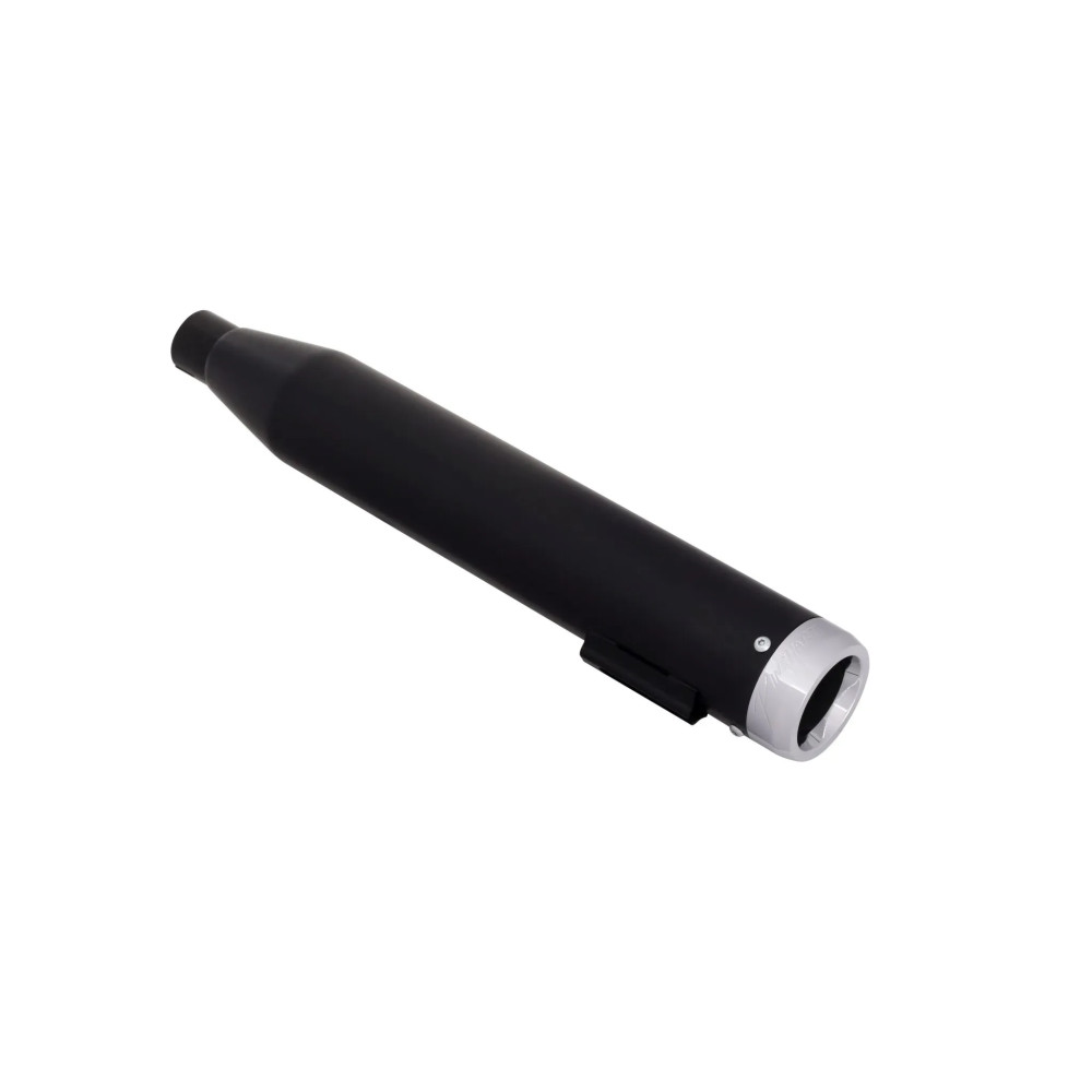 Silenciadores Slip-On 3" dobles para Softails — 3" (76,2 mm), montaje derecho, negro