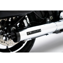 4" HP40 Slip-On Muffler for HD Softails — Chrome