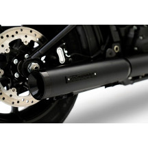 4" HP40 Slip-On Muffler for HD Softails — Right, Black