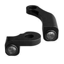 NANO Series Handlebar Turn Signals — 12V, For Harley-Davidson, Black housing