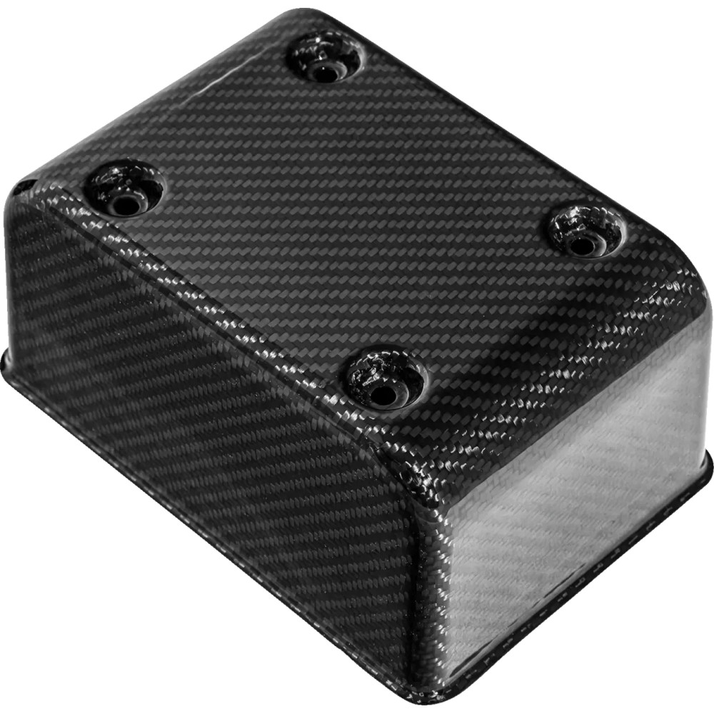 Fuse Box Cover — Harley-Davidson®, 7.5" L x 5" W x 4" D, Black gloss