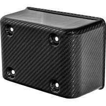 Fuse Box Cover — Harley-Davidson®, 7.5" L x 5" W x 4" D, Black gloss