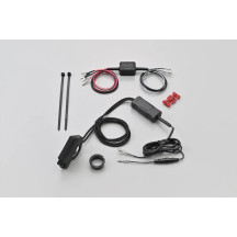 USB Charging Port — 12V, Black