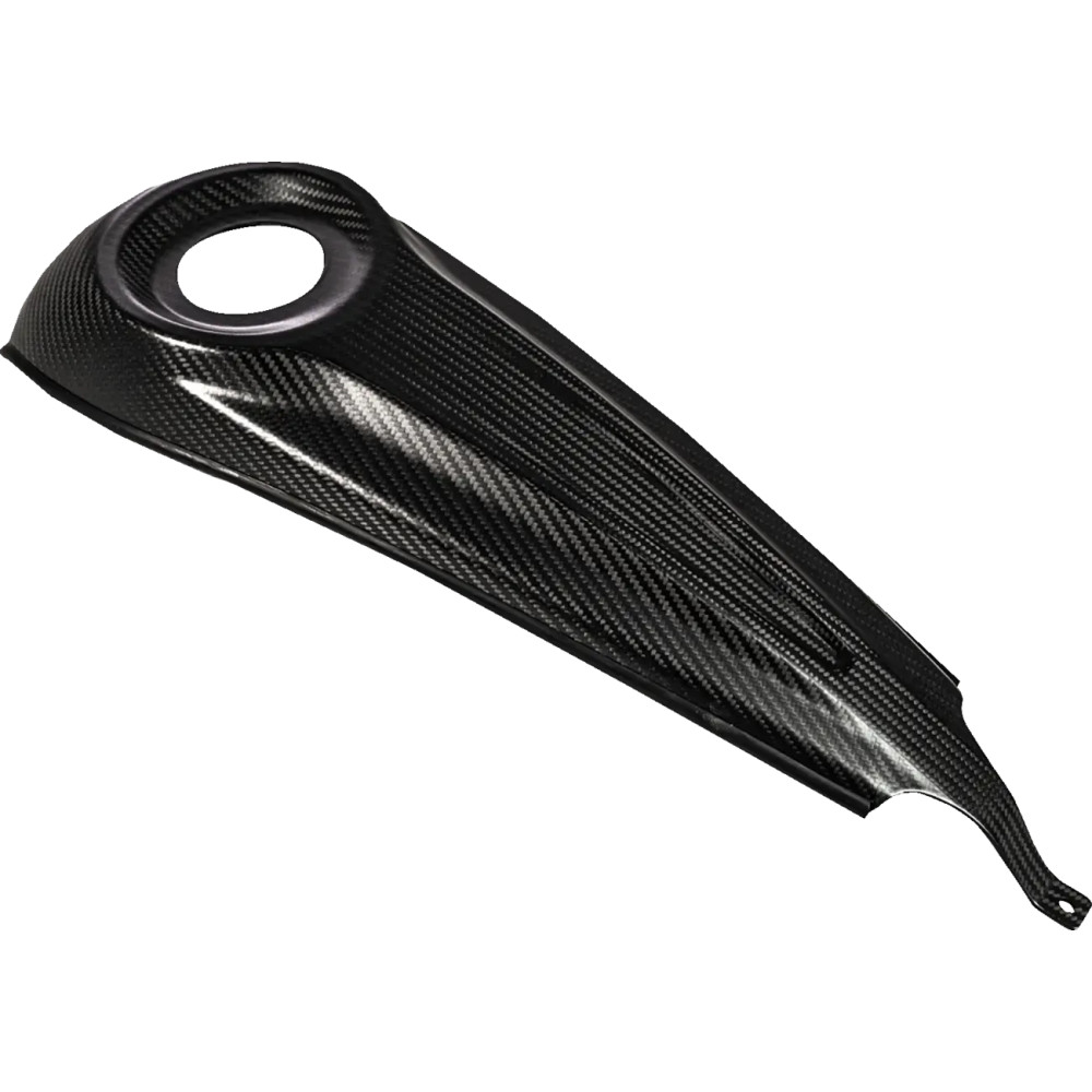 Carbon Fiber Dash Panel For Touring Models — Black gloss
