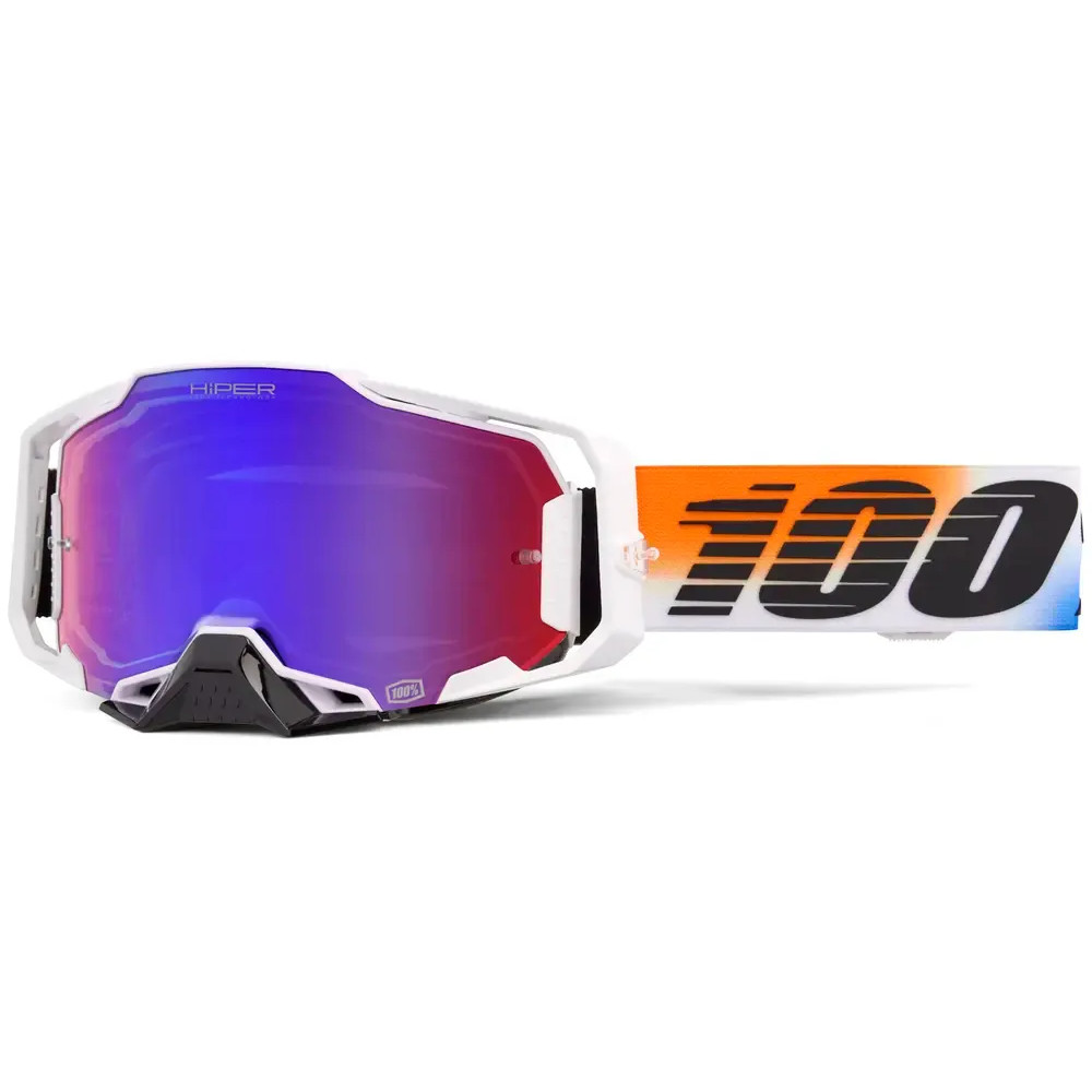 Armega HiPER® Goggle — One Size, Light Blue, Orange, White