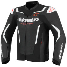 Chaqueta de cuero GP Force v2 Airflow — Talla 46, corte sport, negro
