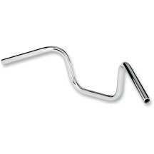 1" Handlebar — 1" clamping diameter, 20.5 cm rise, 77.5 cm width, Chrome