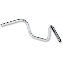 1" Handlebar — 1" clamping diameter, 20.5 cm rise, 77.5 cm width, Chrome