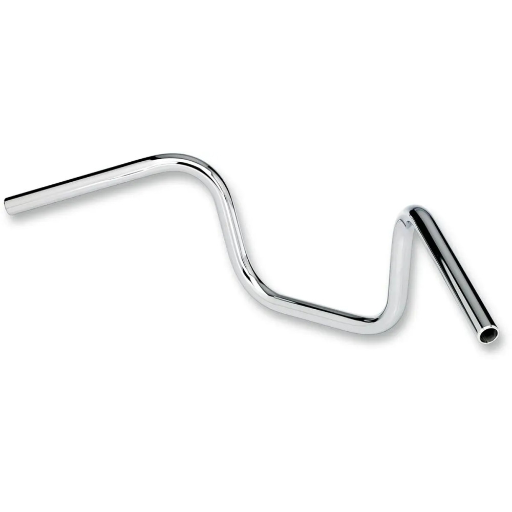 1" Handlebar — 1" clamping diameter, 20.5 cm rise, 77.5 cm width, Chrome