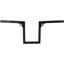 1" Old School Handlebar — 24" width, 10" rise, Gloss Black