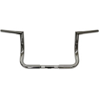 1-1/4" Bagger Ape Hanger Handlebar — 32 mm (1-1/4"), 25.4 mm (1") clamp, 25.5 cm (10") rise, Chrome