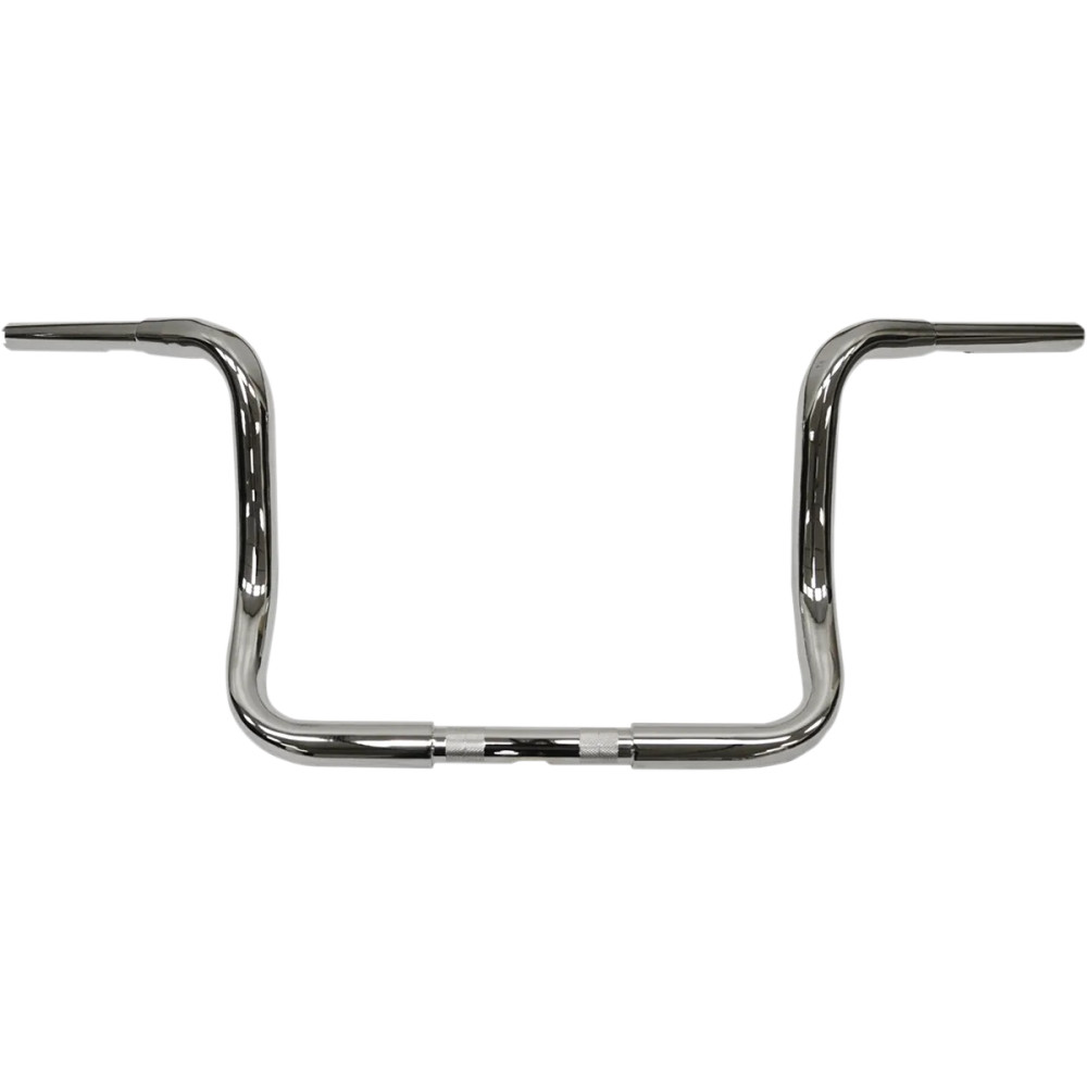 1-1/4" Touring Ape Hanger Handlebar — 1-1/4" diameter, 10" rise, 1" clamp, 12" center width, Chrome