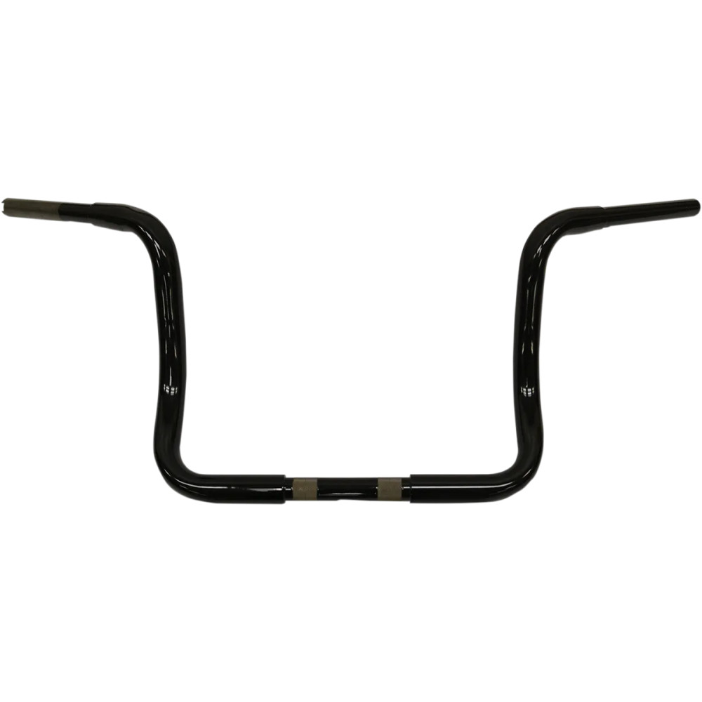1-1/4" Touring Ape Hanger Handlebar — 1-1/4" diameter, 1" clamp, 10" rise, Black