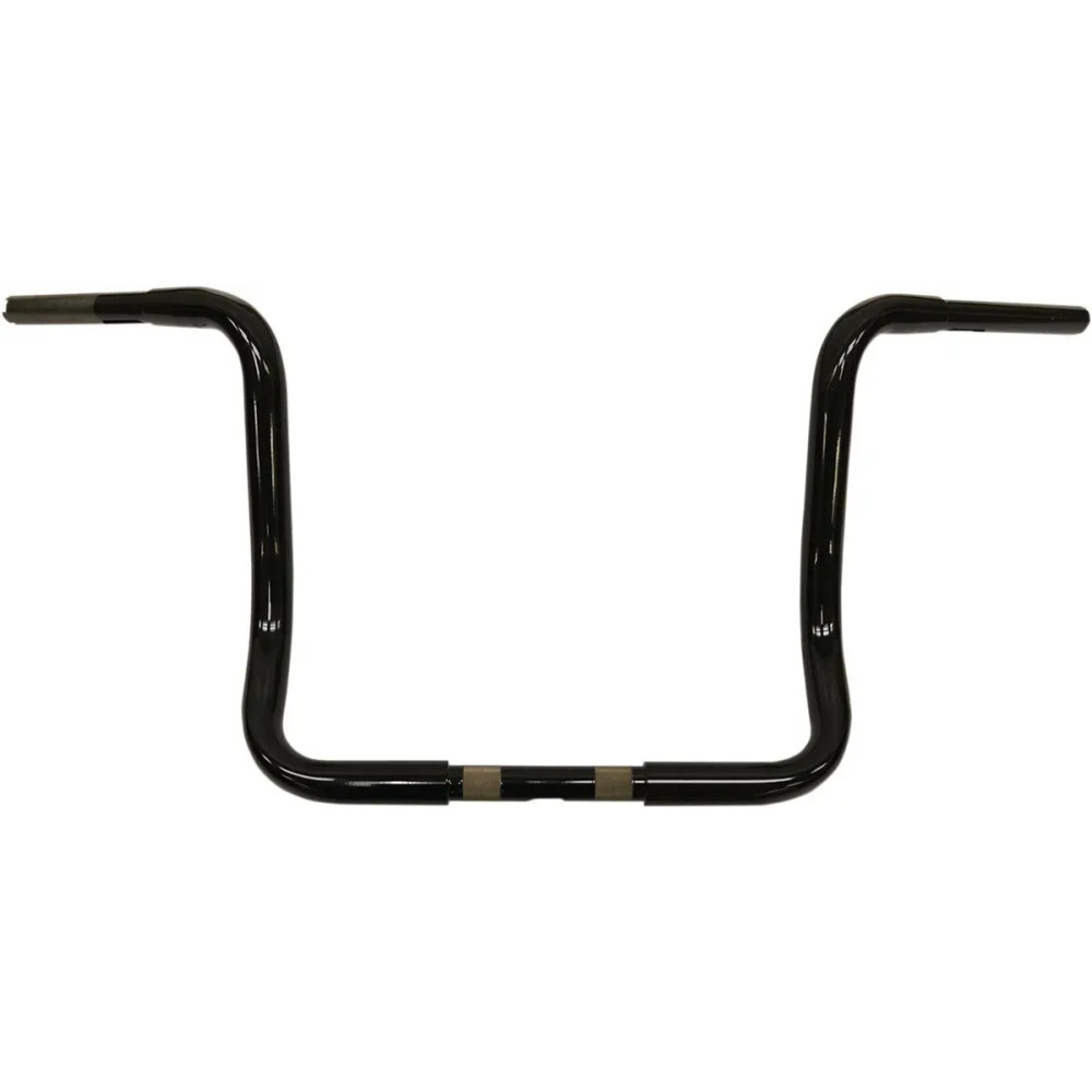 1-1/4" Touring Ape Hanger Handlebar — 1-1/4" diameter, 12" rise, 37" width, Black