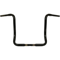 1-1/4" Touring Ape Hanger Handlebar — 1-1/4" dia, 14" rise, 1" clamp, Black gloss