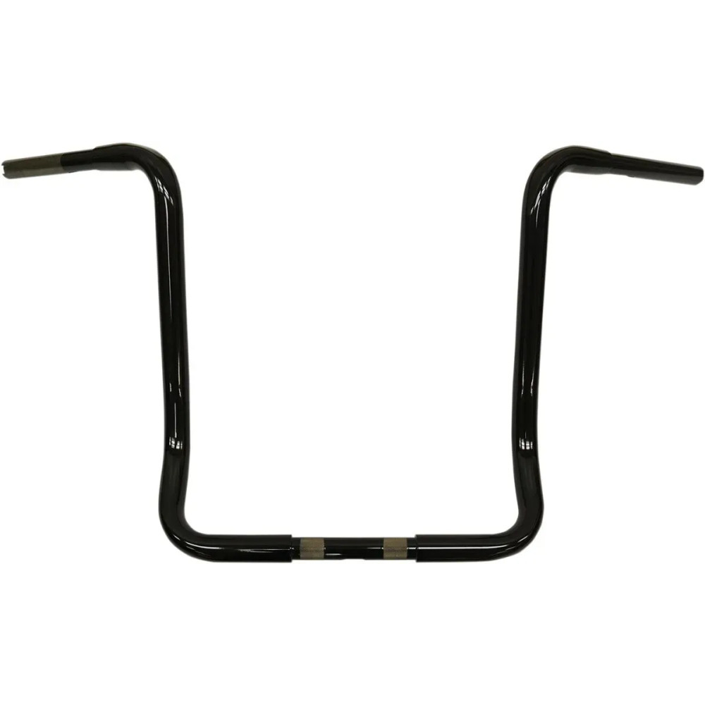 Manillar Ape Hanger Touring 1-1/4" — alzada 16", compatible con FLHT/FLHX batwing, negro brillante
