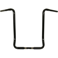 1-1/4" Touring Ape Hanger Handlebar — 32 mm (1-1/4") diameter, 20" rise, fits FLHT/FLHX batwing, Black gloss