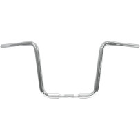 1-1/4" Handlebar — 1-1/4" diameter, 10" rise, 3-1/2" clamp width, Chrome