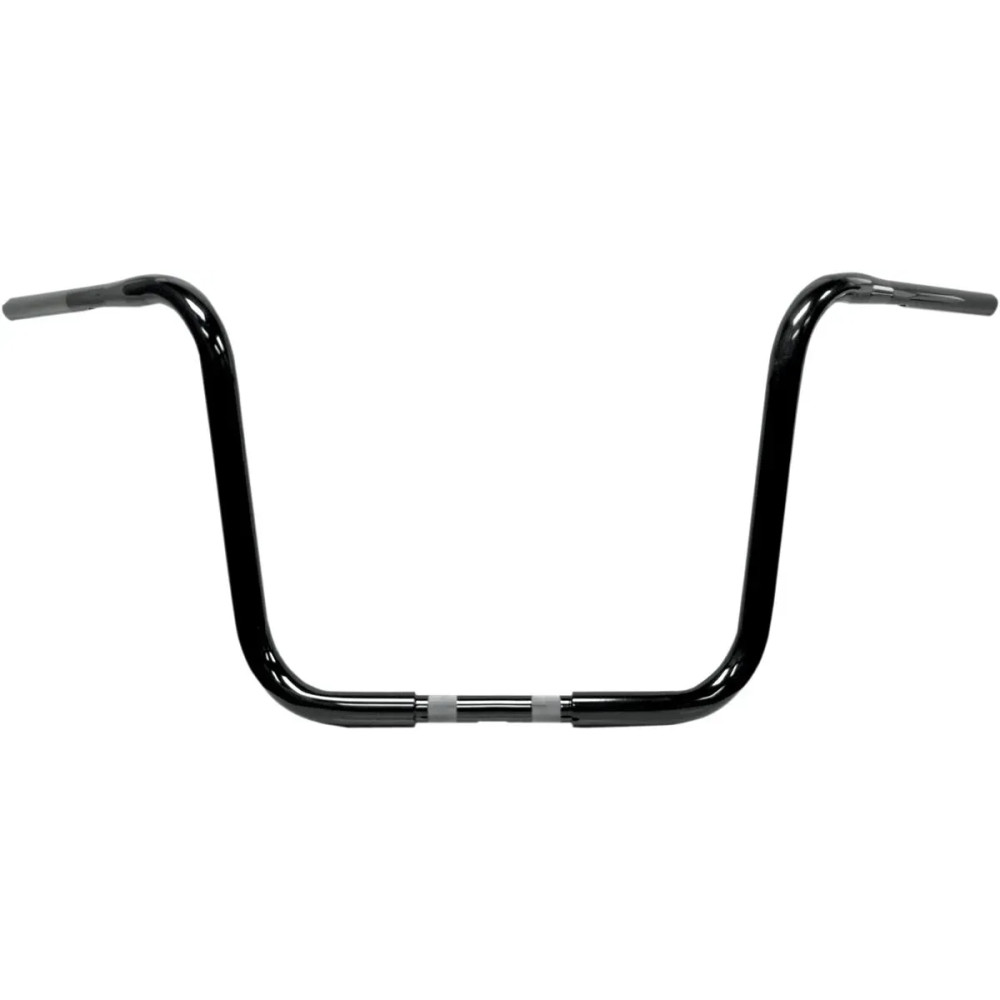 1-1/4" Handlebar — 3-1/2" on-center, 14" rise, Black