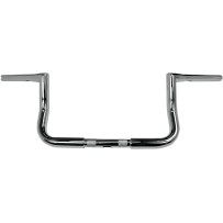 1-1/4" Twin Peaks Touring Handlebar — 1-1/4" (32 mm) diameter, 12" center width, 1" clamp (25.4 mm), 8" rise, Chrome
